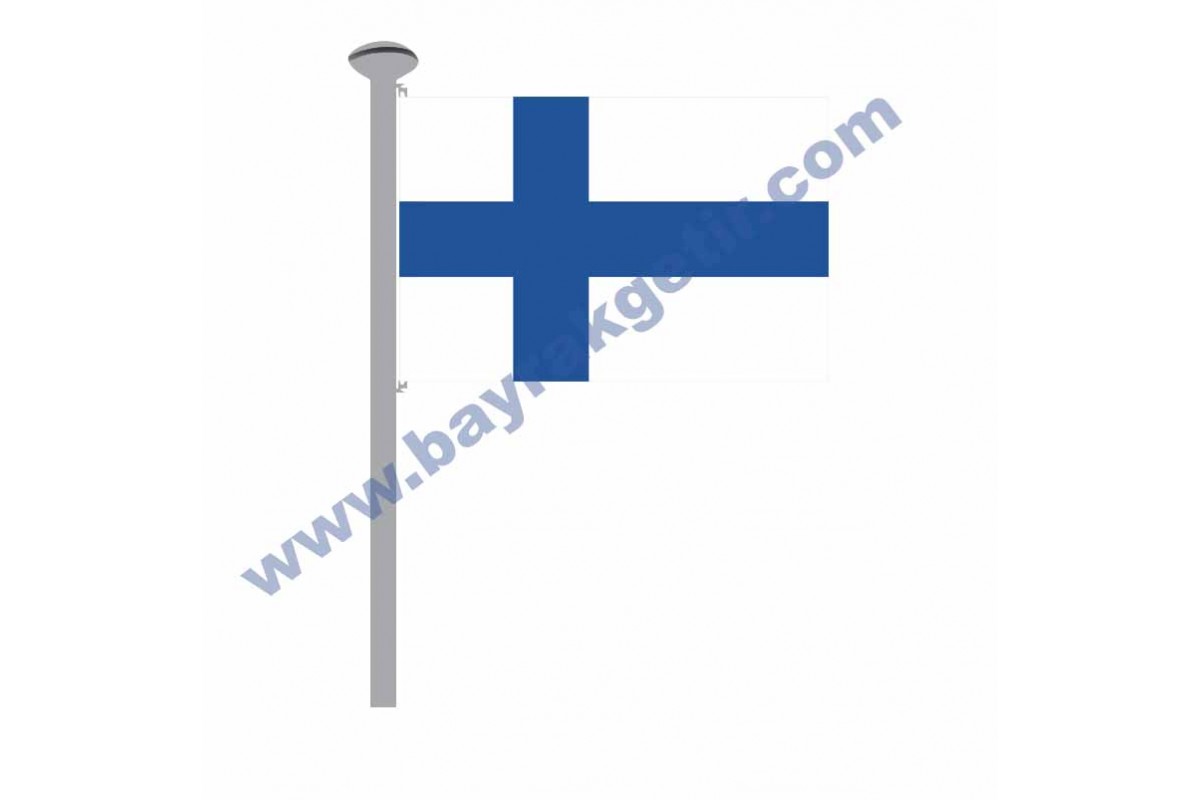 FİNLANDİYA BAYRAK 50x75 ( EBAT SEÇİNİZ )